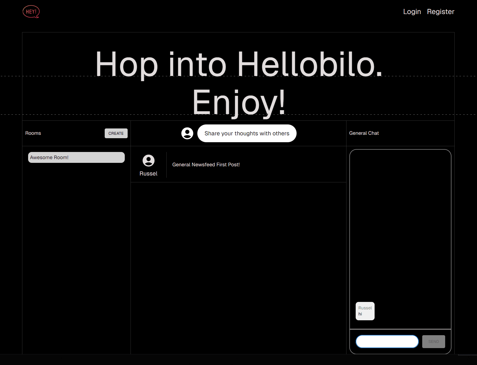 Hellobilo project preview
